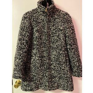 J.CREW lodge coat in speckled bouncle